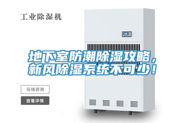 地下室防潮除濕攻略，新風(fēng)除濕系統(tǒng)不可少！