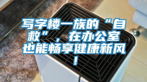 寫字樓一族的“自救”，在辦公室也能暢享健康新風(fēng)！