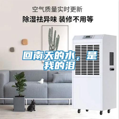 回南天的水，是我的淚